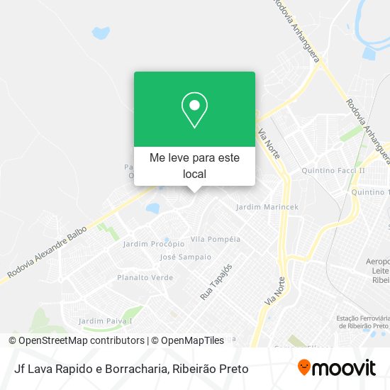 Jf Lava Rapido e Borracharia mapa