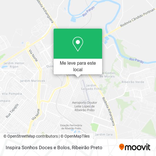 Inspira Sonhos Doces e Bolos mapa