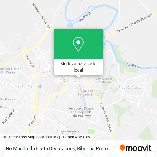 No Mundo da Festa Decoracoes mapa