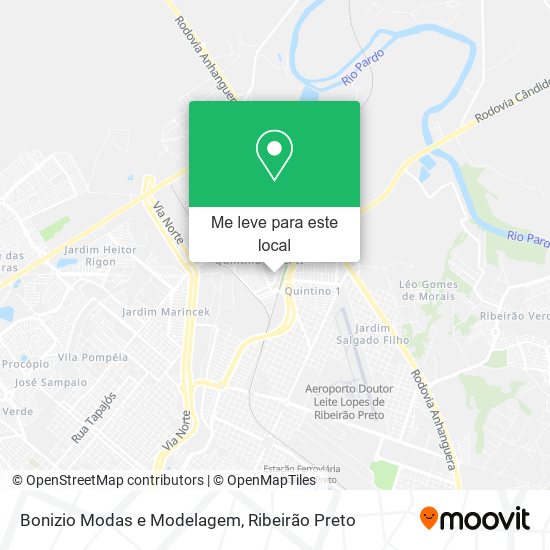 Bonizio Modas e Modelagem mapa