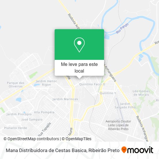 Mana Distribuidora de Cestas Basica mapa