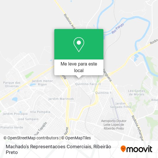 Machado's Representacoes Comerciais mapa