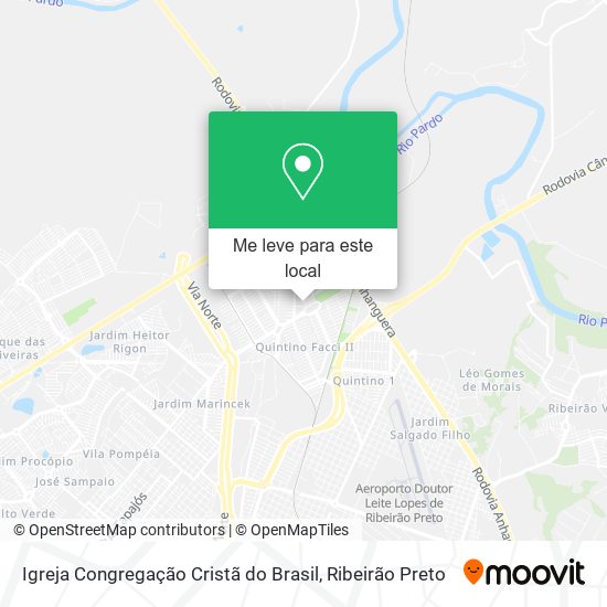 Igreja Congregação Cristã do Brasil mapa