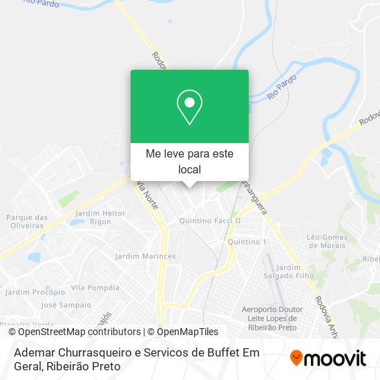 Ademar Churrasqueiro e Servicos de Buffet Em Geral mapa