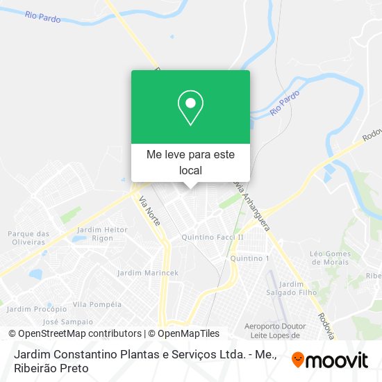 Jardim Constantino Plantas e Serviços Ltda. - Me. mapa