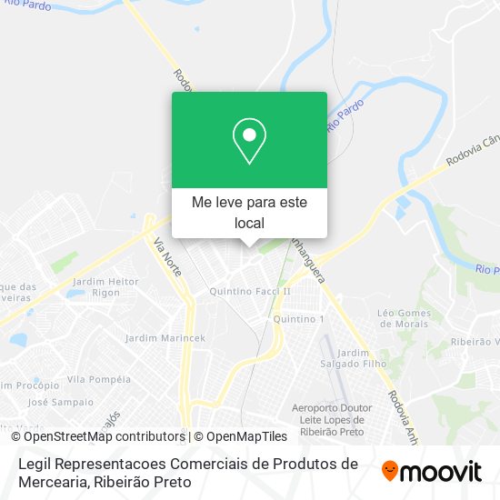 Legil Representacoes Comerciais de Produtos de Mercearia mapa