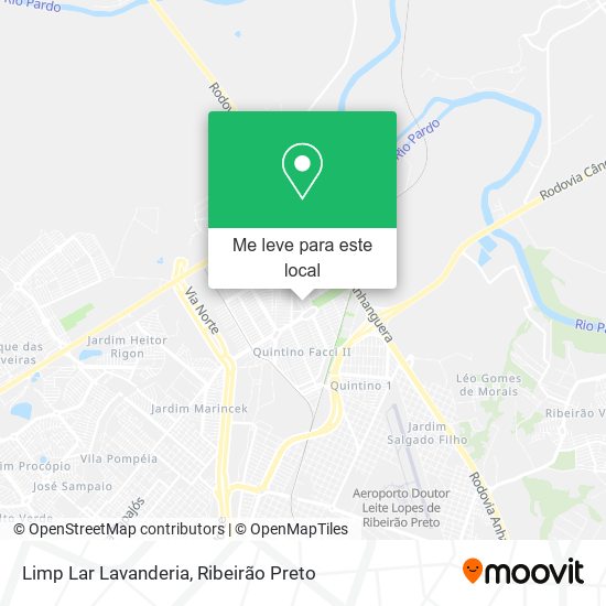 Limp Lar Lavanderia mapa