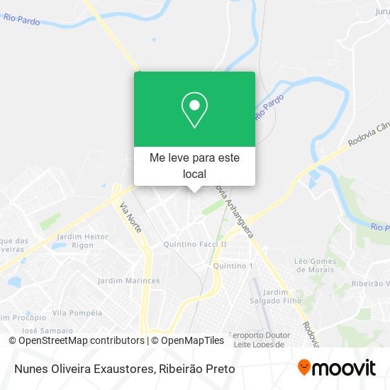 Nunes Oliveira Exaustores mapa