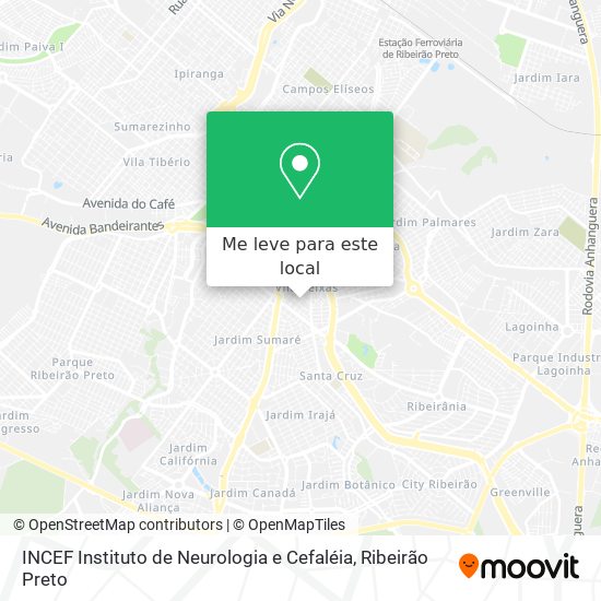 INCEF Instituto de Neurologia e Cefaléia mapa