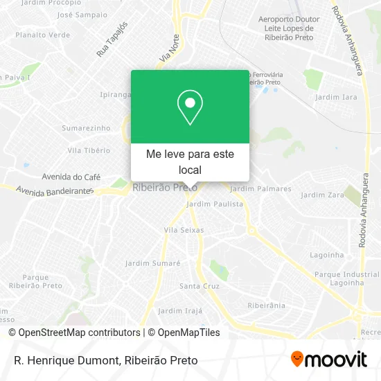 R. Henrique Dumont mapa