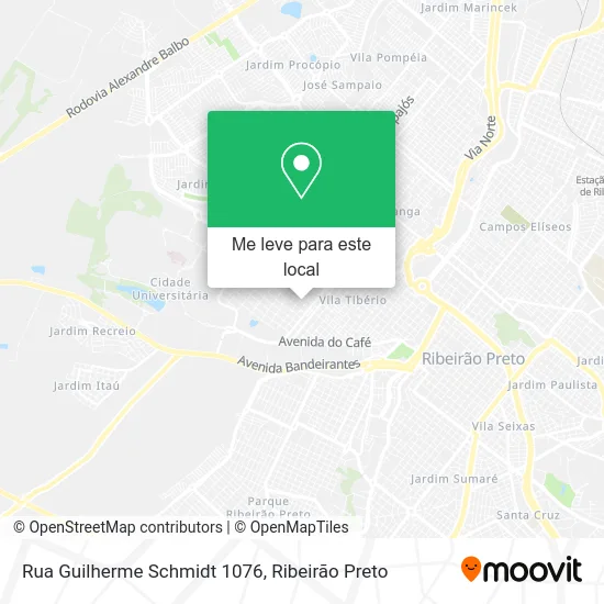Rua Guilherme Schmidt 1076 mapa