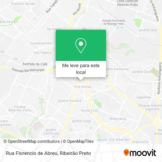 Rua Florencio de Abreu mapa