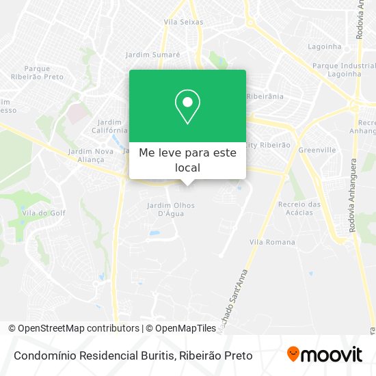 Condomínio Residencial Buritis mapa
