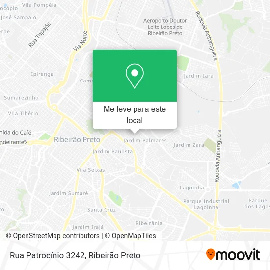 Rua Patrocínio 3242 mapa