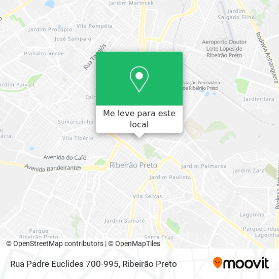 Rua Padre Euclides 700-995 mapa