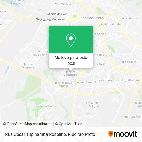 Rua Cesar Tupinamba Roselino mapa