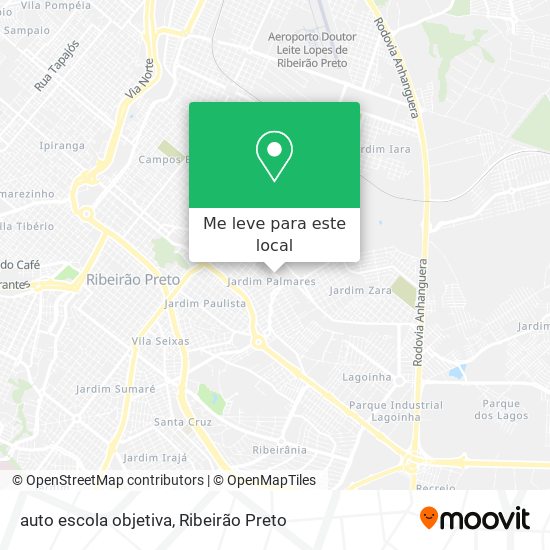 auto escola objetiva mapa