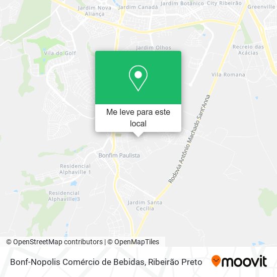 Bonf-Nopolis Comércio de Bebidas mapa