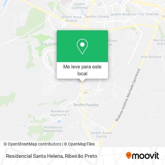 Residencial Santa Helena mapa