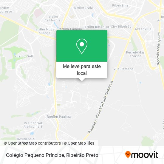 Colégio Pequeno Príncipe mapa