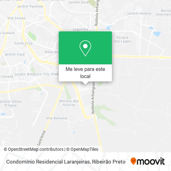 Condomínio Residencial Laranjeiras mapa