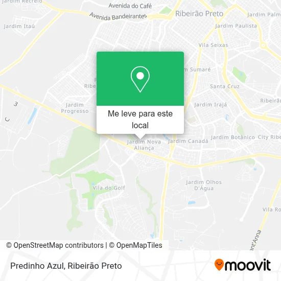 Predinho Azul mapa