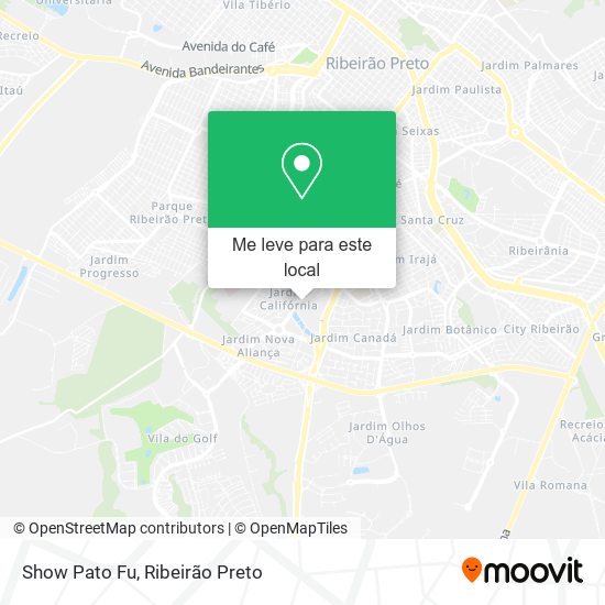 Show Pato Fu mapa