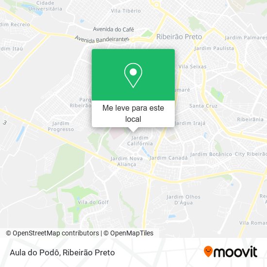 Aula do Podô mapa