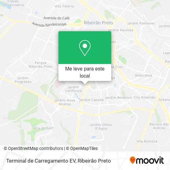 Terminal de Carregamento EV mapa