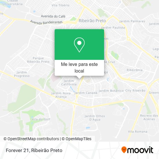 Forever 21 mapa