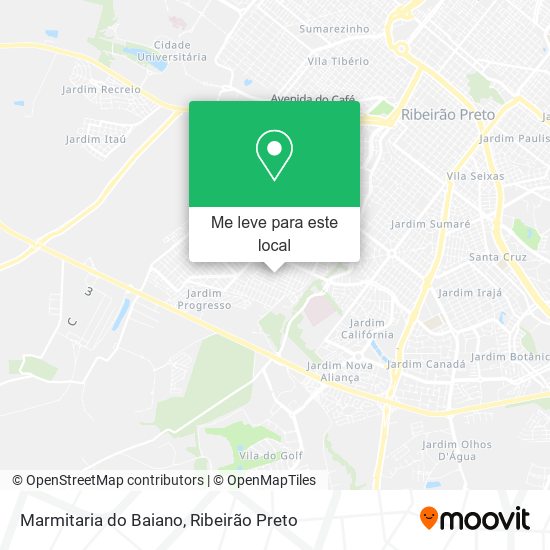 Marmitaria do Baiano mapa