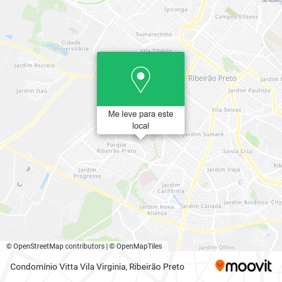 Condomínio Vitta Vila Virginia mapa