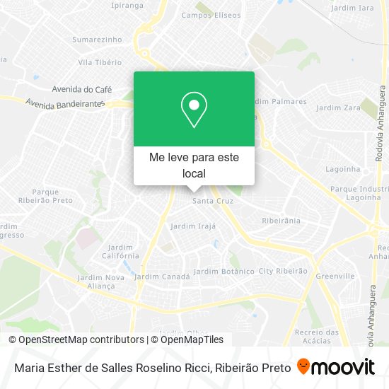 Maria Esther de Salles Roselino Ricci mapa