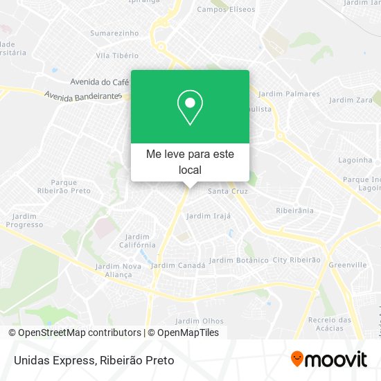Unidas Express mapa
