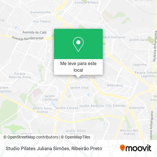 Studio Pilates Juliana Simões mapa