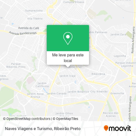Naves Viagens e Turismo mapa