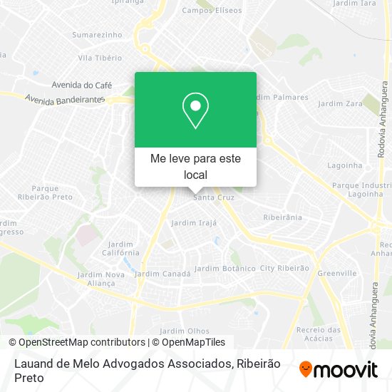 Lauand de Melo Advogados Associados mapa