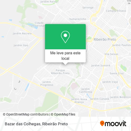 Bazar das Colhegas mapa