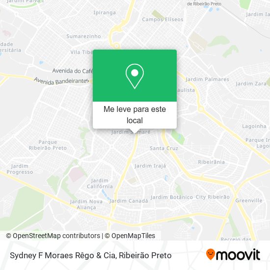Sydney F Moraes Rêgo & Cia mapa