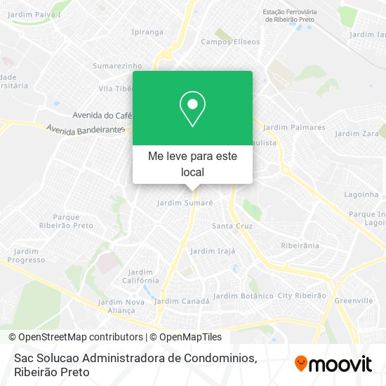 Sac Solucao Administradora de Condominios mapa