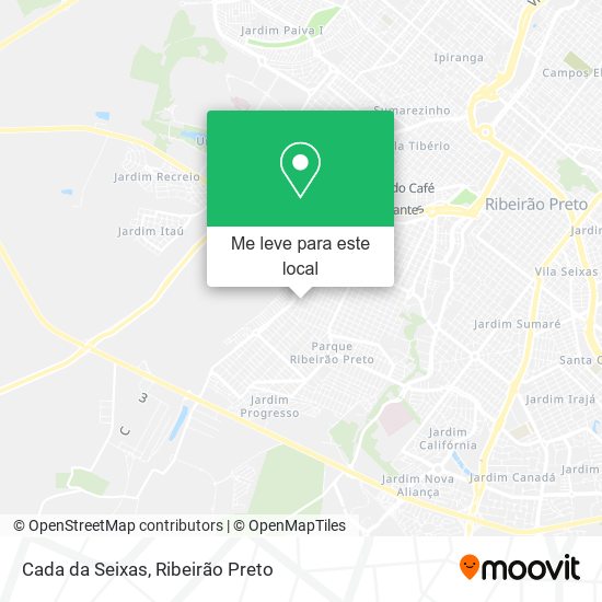 Cada da Seixas mapa