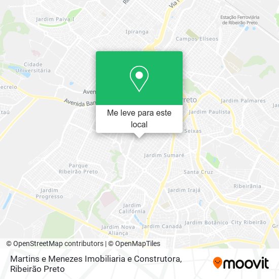 Martins e Menezes Imobiliaria e Construtora mapa