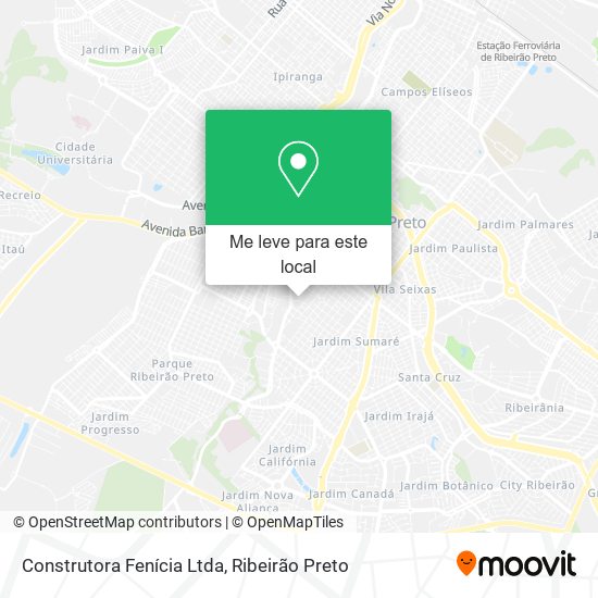 Construtora Fenícia Ltda mapa