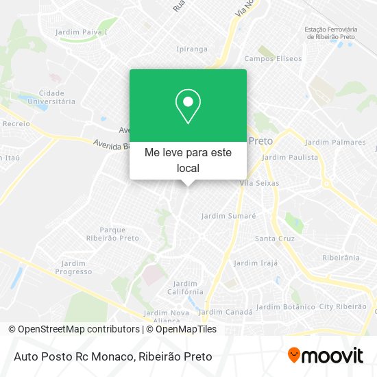 Auto Posto Rc Monaco mapa