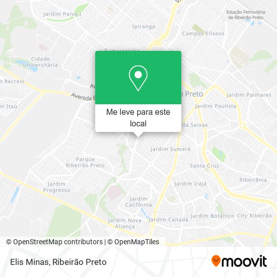 Elis Minas mapa