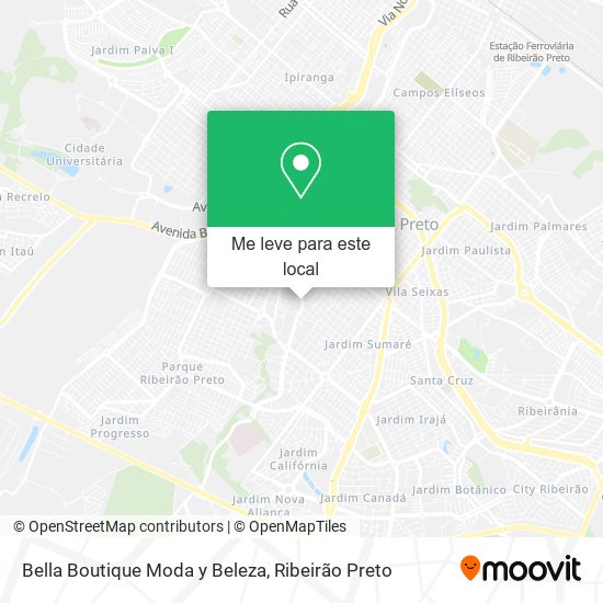 Bella Boutique Moda y Beleza mapa