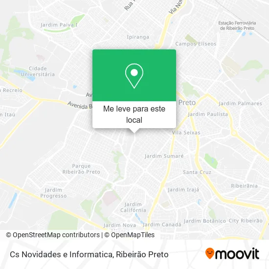 Cs Novidades e Informatica mapa