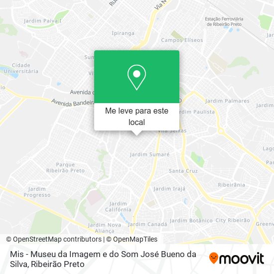 Mis - Museu da Imagem e do Som José Bueno da Silva mapa