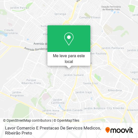 Lavor Comercio E Prestacao De Servicos Medicos mapa