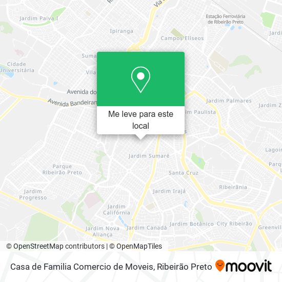 Casa de Familia Comercio de Moveis mapa